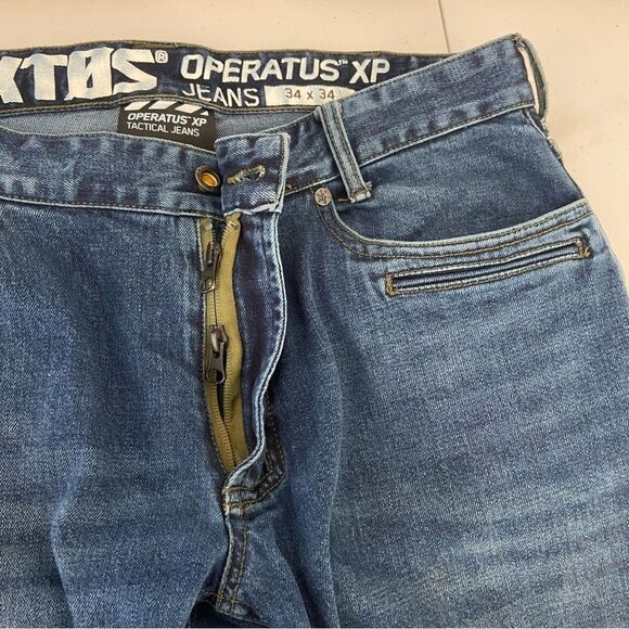 Classic Blue Straight-Leg Jeans - Picture 14 of 15